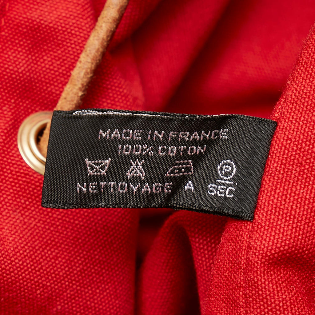 Hermes Polochon Mimile Canvas Backpack (SHG-27790)