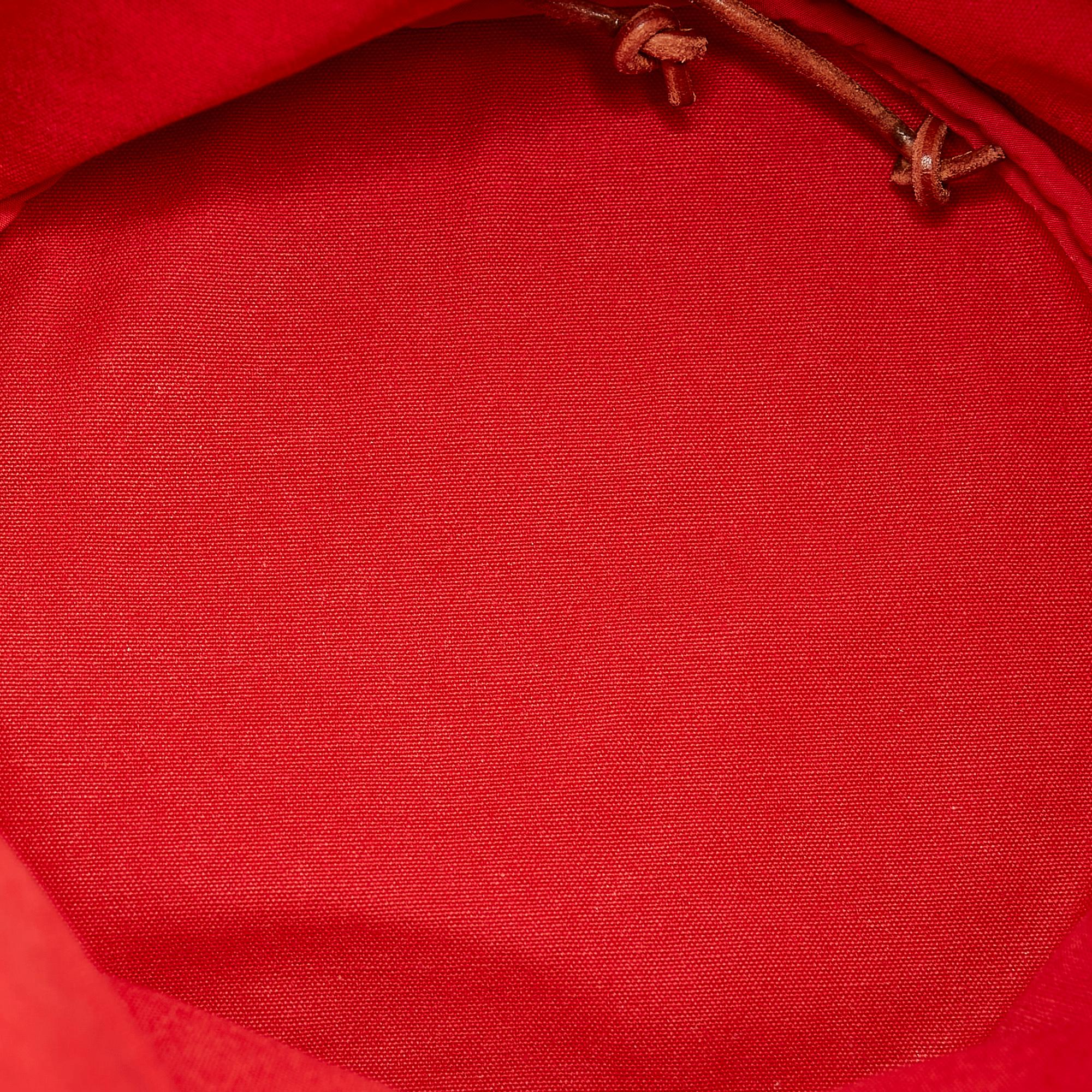 Hermes Polochon Mimile Canvas Backpack (SHG-27790)