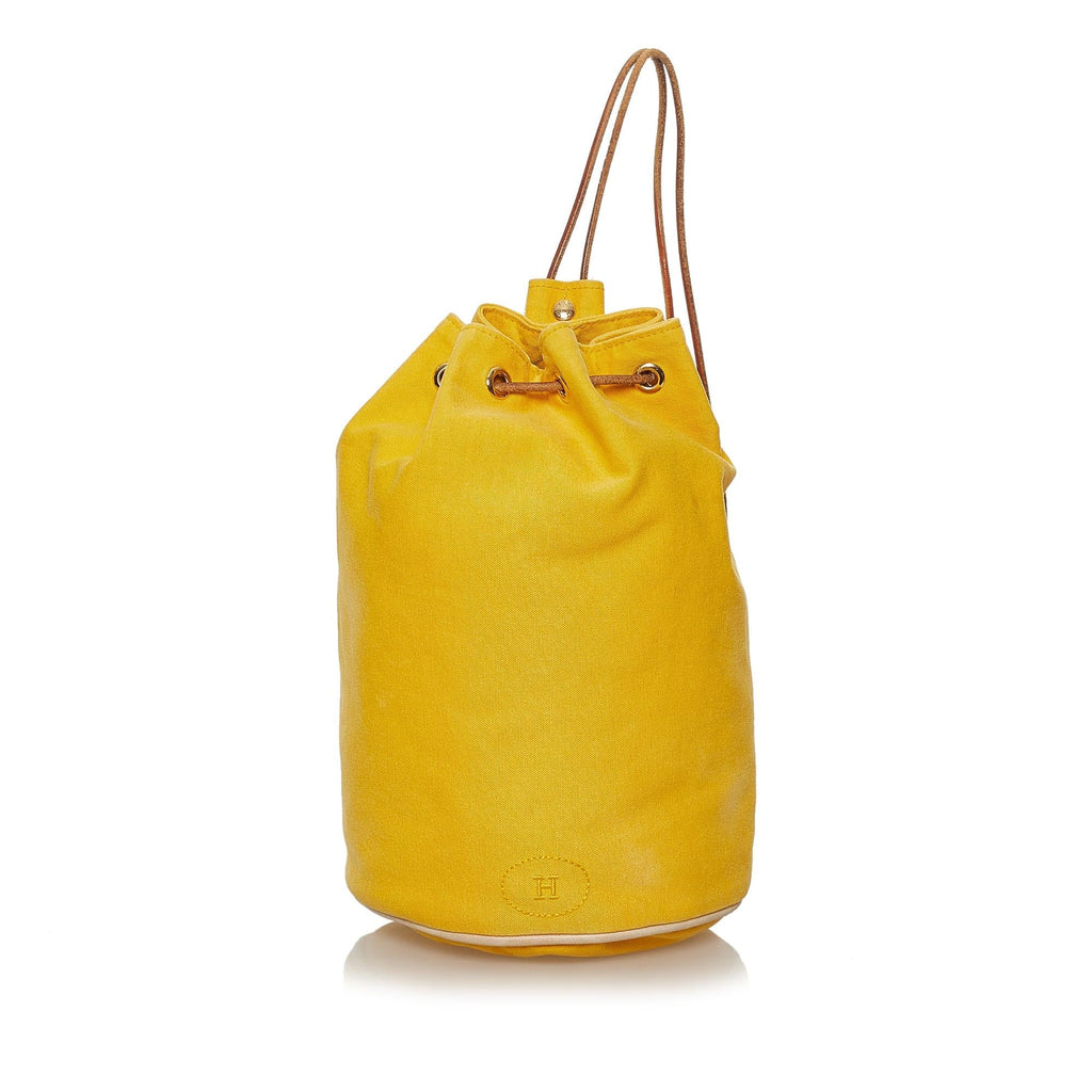 Hermes Polochon Mimile Canvas Backpack (SHG-28391)