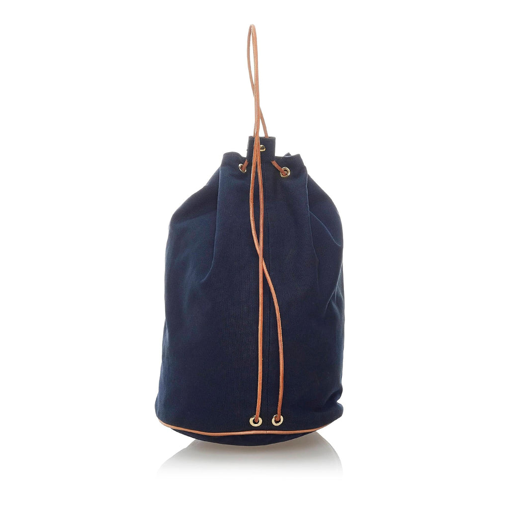 Hermes Polochon Mimile Canvas Backpack (SHG-32271)