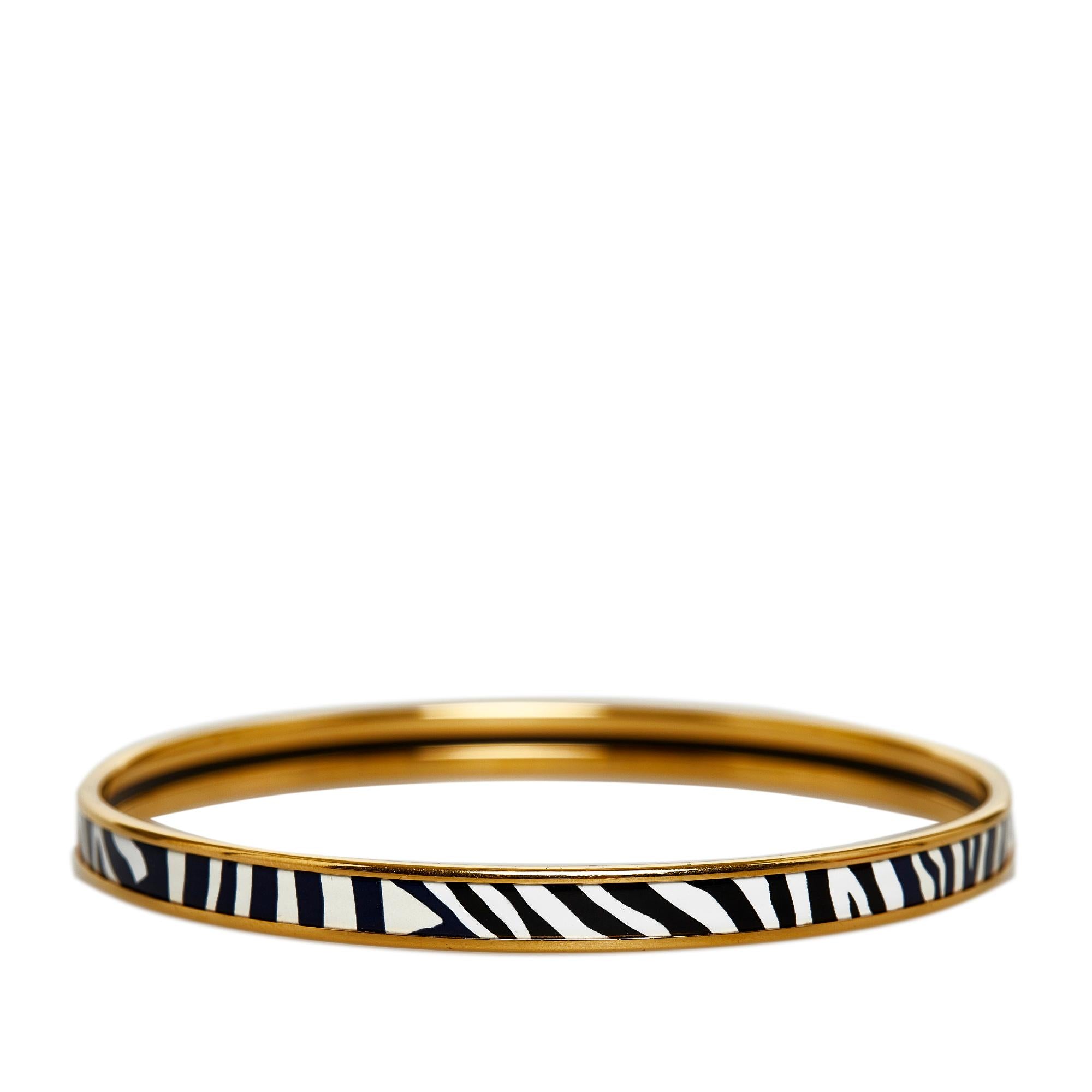 Hermes Printed Enamel Bangle (SHG-CADRMA)