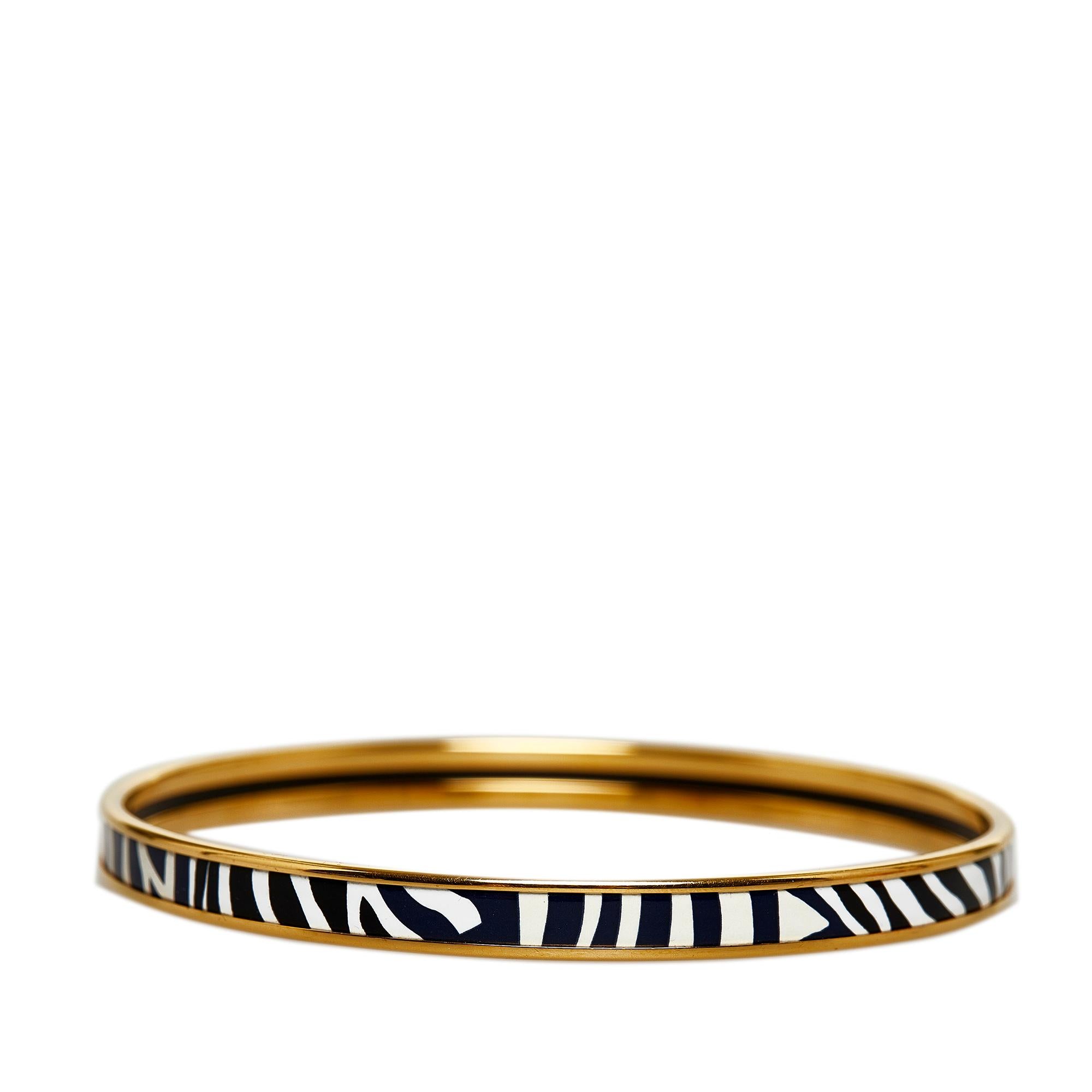 Hermes Printed Enamel Bangle (SHG-CADRMA)