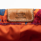 Hermes Silk Carre en Cravates Fourbi 25 Insert Drawstring Pouch (SHF-22816)