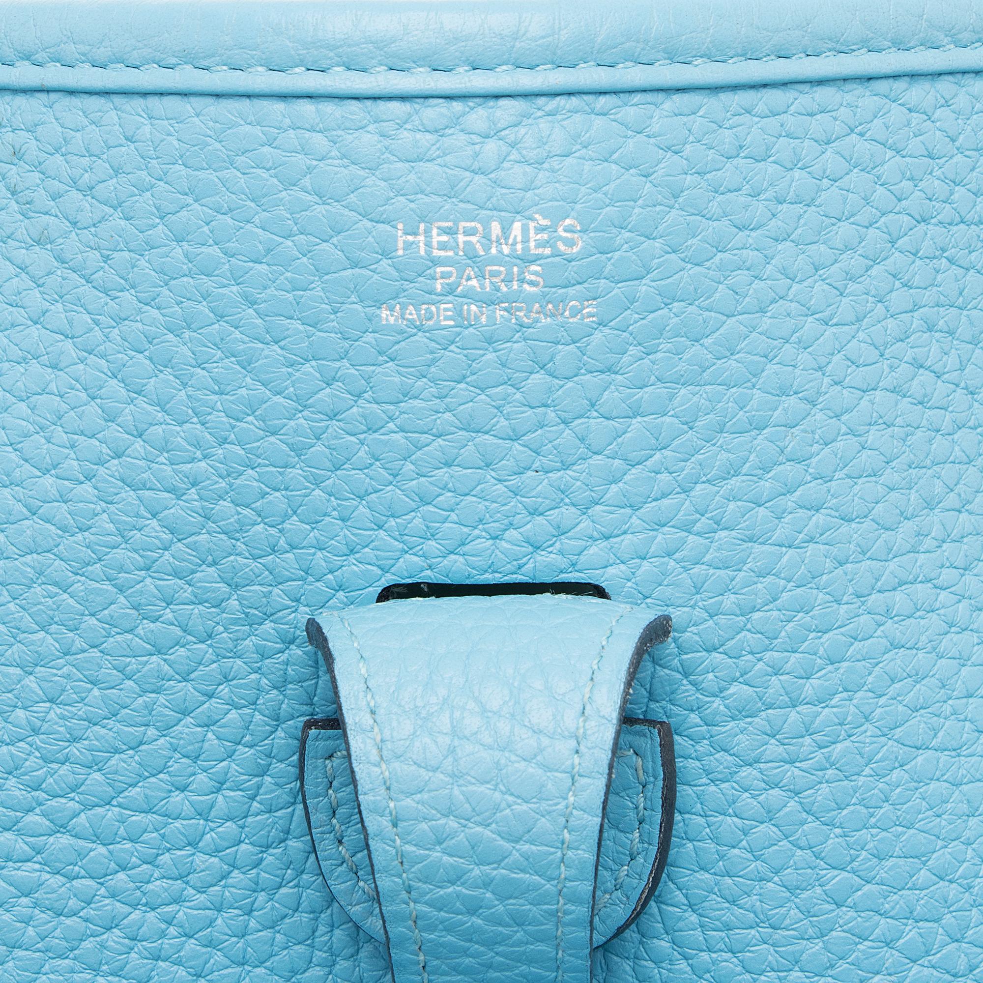 Hermes Taurillon Clemence Evelyne III PM Shoulder Bag (SHF-23814)