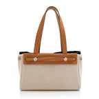 Hermes Toile Cabas Herbag PM Convertible Tote (SHF-22206)