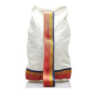 Hermes Toile Chevron Cavalier Sling Bag (SHG-Qhlu50)