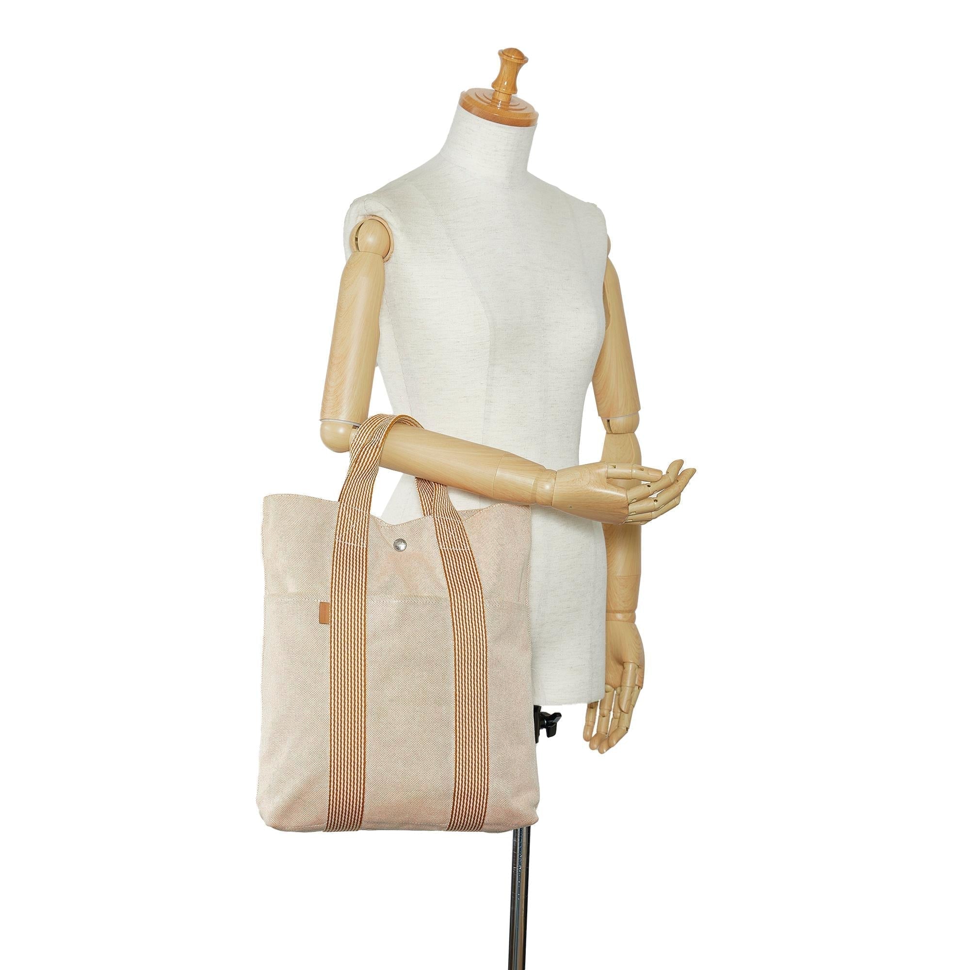 Hermes Toile Fourre Tout Cabas (SHG-1hbJZx)