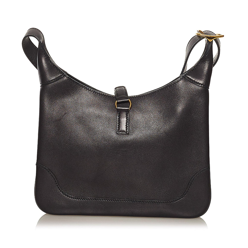 Hermes Trim Duo Leather Crossbody Bag (SHG-KZI78u)