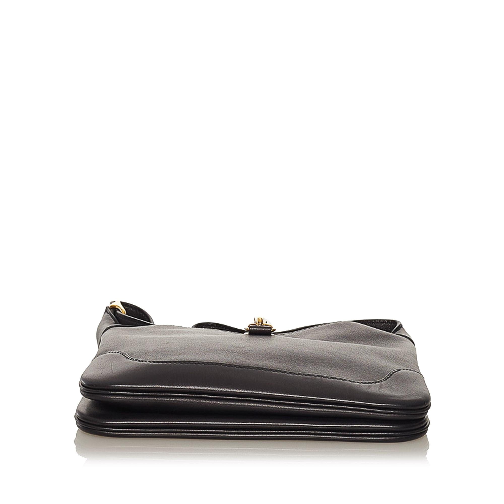 Hermes Trim Duo Leather Crossbody Bag (SHG-tlQLpo)