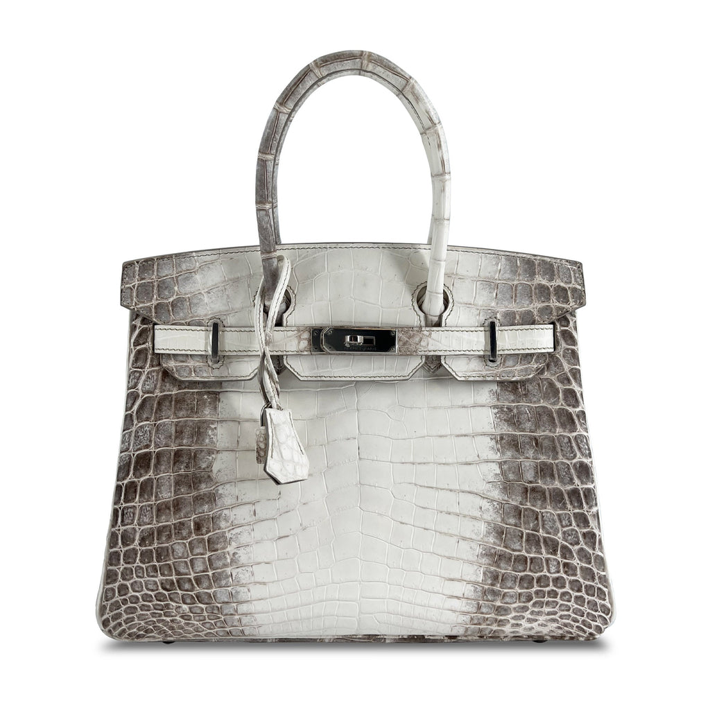 Top Quality Hermes B30 Himalaya Niloticus Croco Matte PHW designer bag