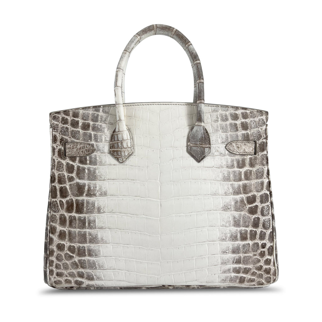 Top Quality Hermes B30 Himalaya Niloticus Croco Matte PHW designer bag