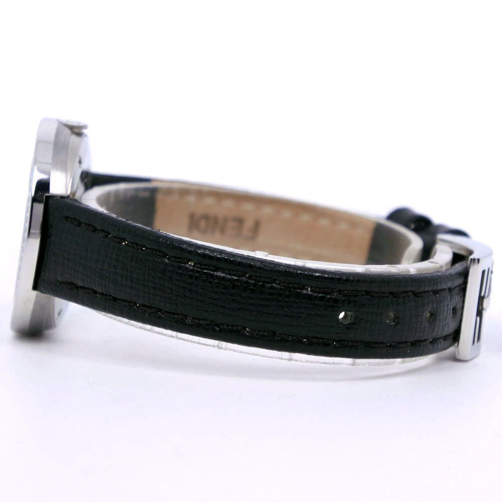 Fendi My Way Watch 35000S Stainless Steel Leather Quartz