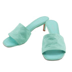 Louis Vuitton Revival Monogram Embossed Leather Sandals