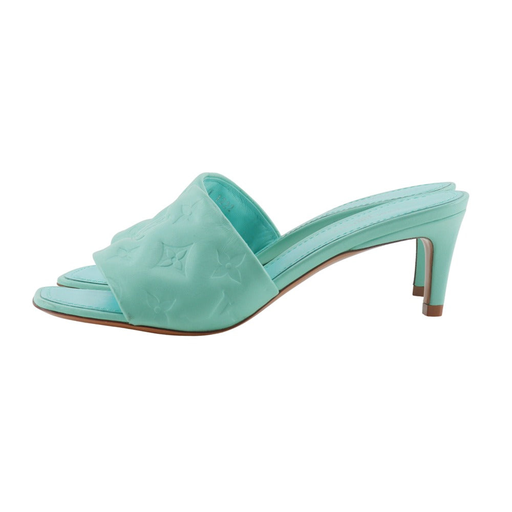 Louis Vuitton Revival Monogram Embossed Leather Sandals