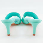 Louis Vuitton Revival Monogram Embossed Leather Sandals