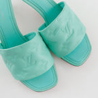 Louis Vuitton Revival Monogram Embossed Leather Sandals