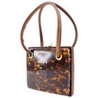 Fendi FF Handbag Plastic Leather