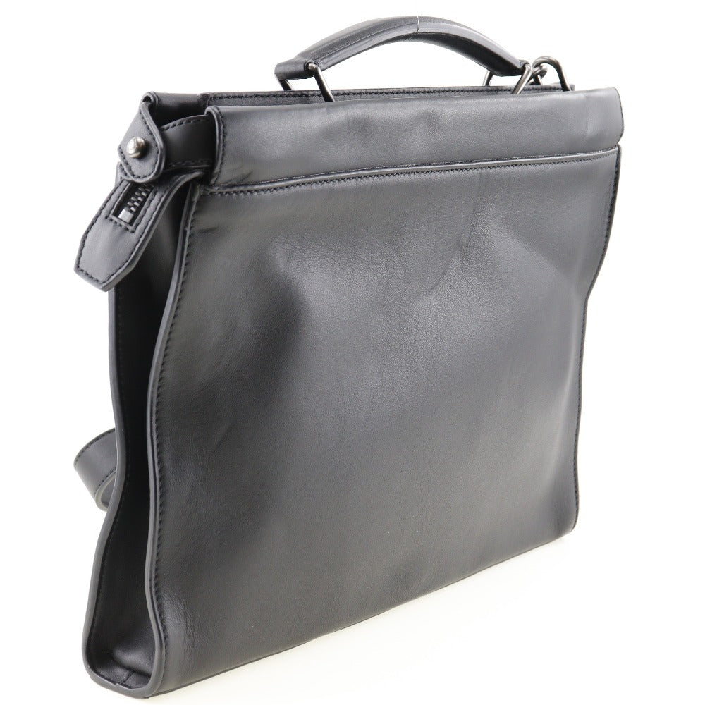 FENDI Business bag Calfskin black 2WAYShoulder Ceria Peekaboo mens