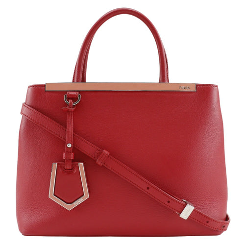 Fendi Petit 2Jours Handbag 2WAY Red