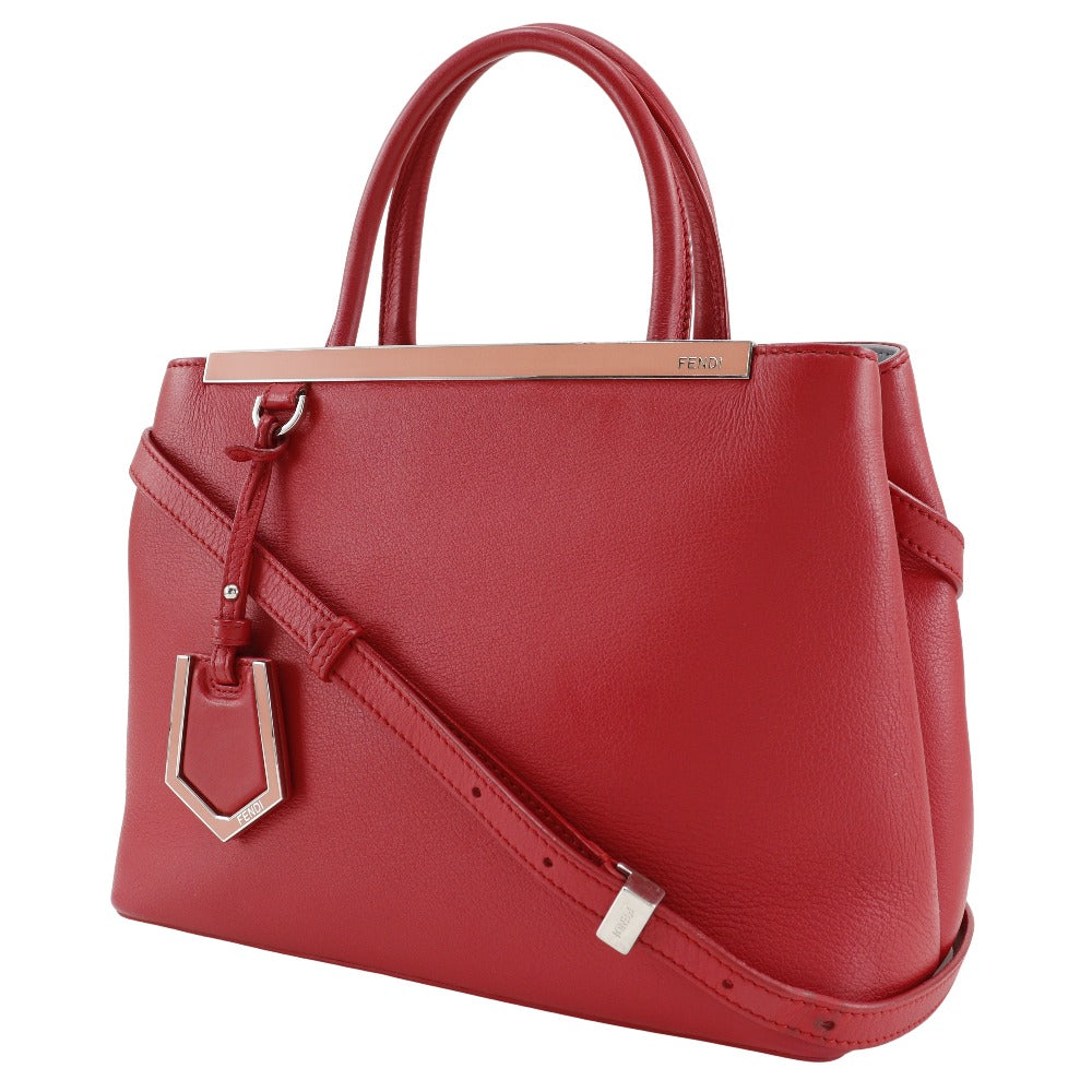 Fendi Petit 2Jours Handbag 2WAY Red