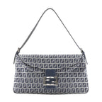 Fendi Zucchino Canvas Shoulder Bag
