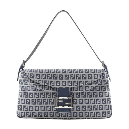 Fendi Zucchino Canvas Shoulder Bag
