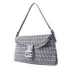 Fendi Zucchino Canvas Shoulder Bag