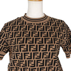 Fendi Zucca Kids Knit Set Rayon/Polyester