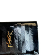 SAINT LAURENT - Monogram Patent Chain Wallet Bag