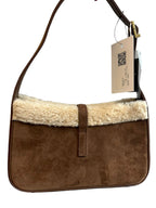 SAINT LAURENT - Le 5 A 7 Hobo Bag in Dark Cigar