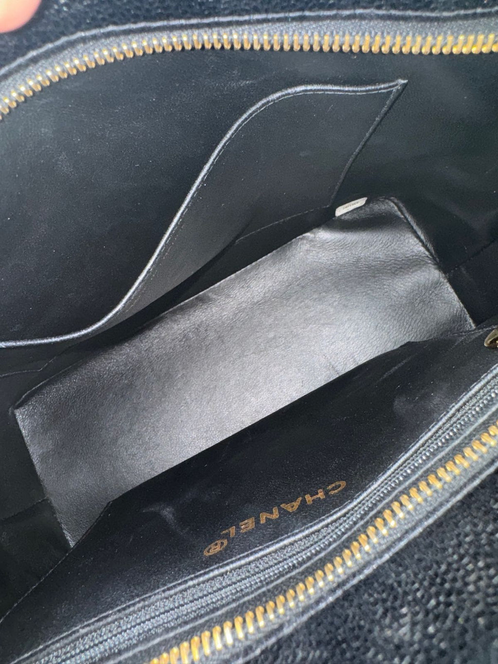 CHANEL - Matelasse Shoulder Bag Black Caviar Skin