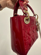DIOR - Mini Lady Dior in Red