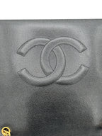 CHANEL - Caviar Medallion Chain Tote Shoulder Bag Black Caviar Skin