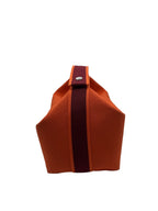 HERMES - Bride a Brac GM Handbag Orange Bordeaux Canvas