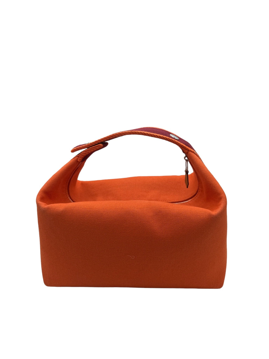 HERMES - Bride a Brac GM Handbag Orange Bordeaux Canvas