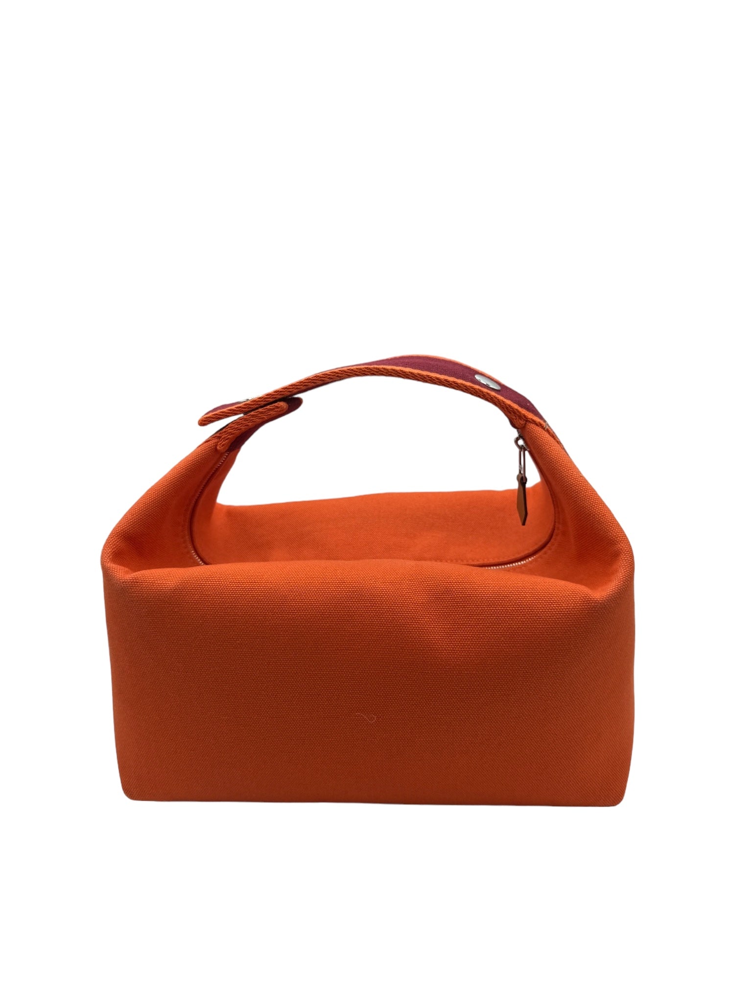 HERMES - Bride a Brac GM Handbag Orange Bordeaux Canvas