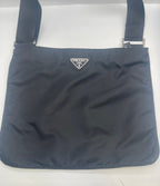 Prada Tessuto Nylon Crossbody Bag Black