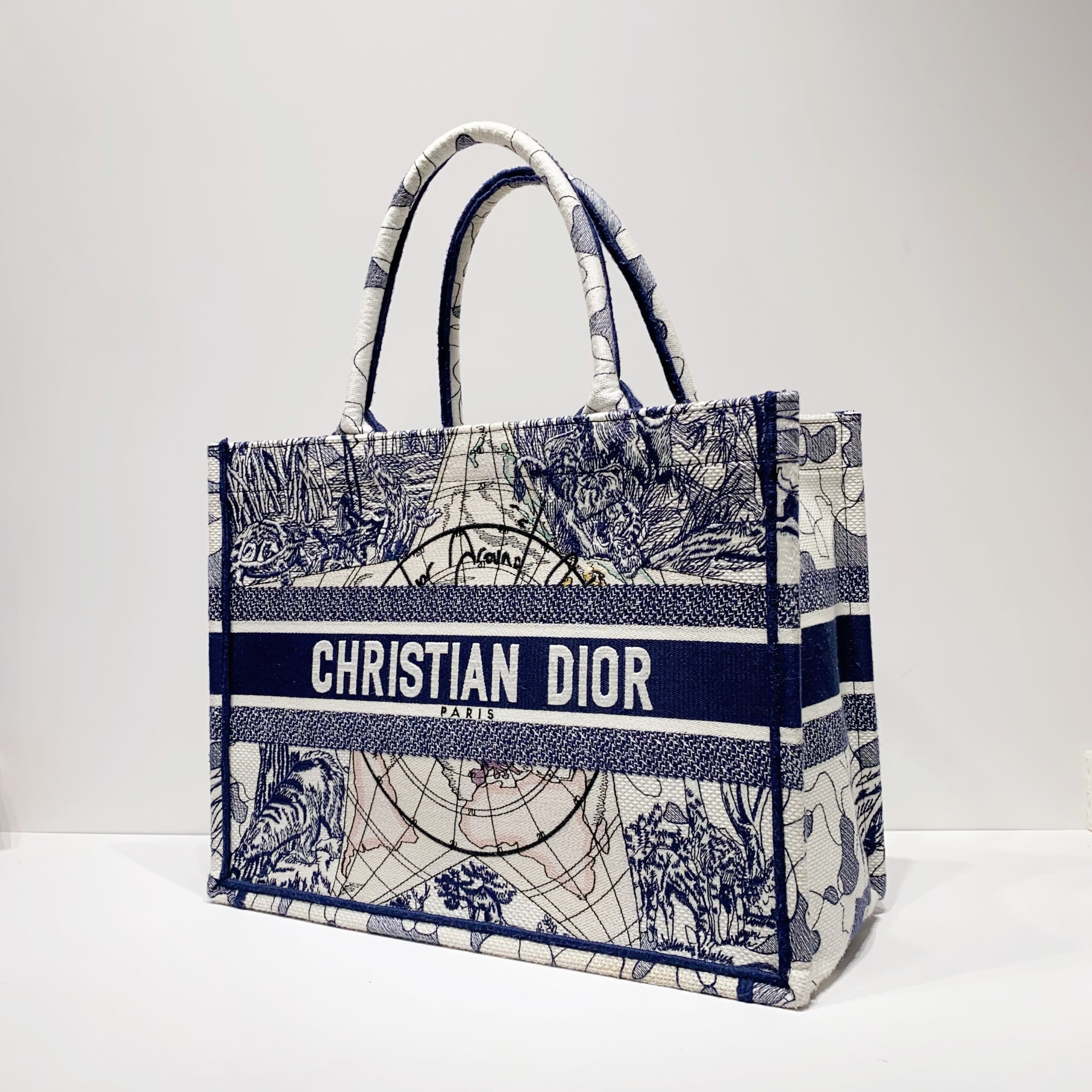 No.4277-Christian Dior Medium Around The World Book Tote