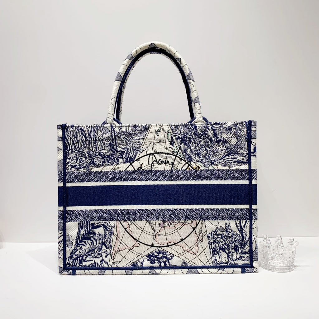 No.4277-Christian Dior Medium Around The World Book Tote