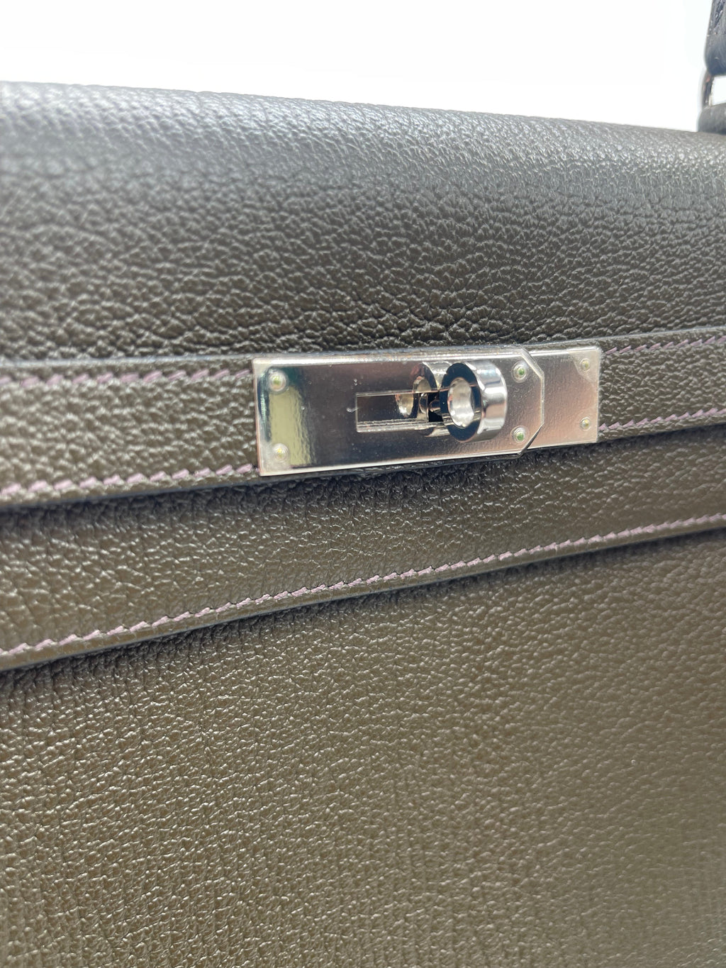 Hermes Kelly 35 Vert Bronze