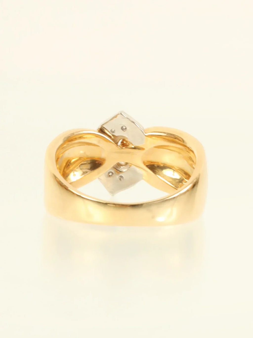 CELINE 18K Diamond Ring Gold
