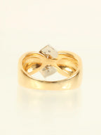 CELINE 18K Diamond Ring Gold
