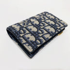 No.4220-Dior Saddle Flap Card Holder