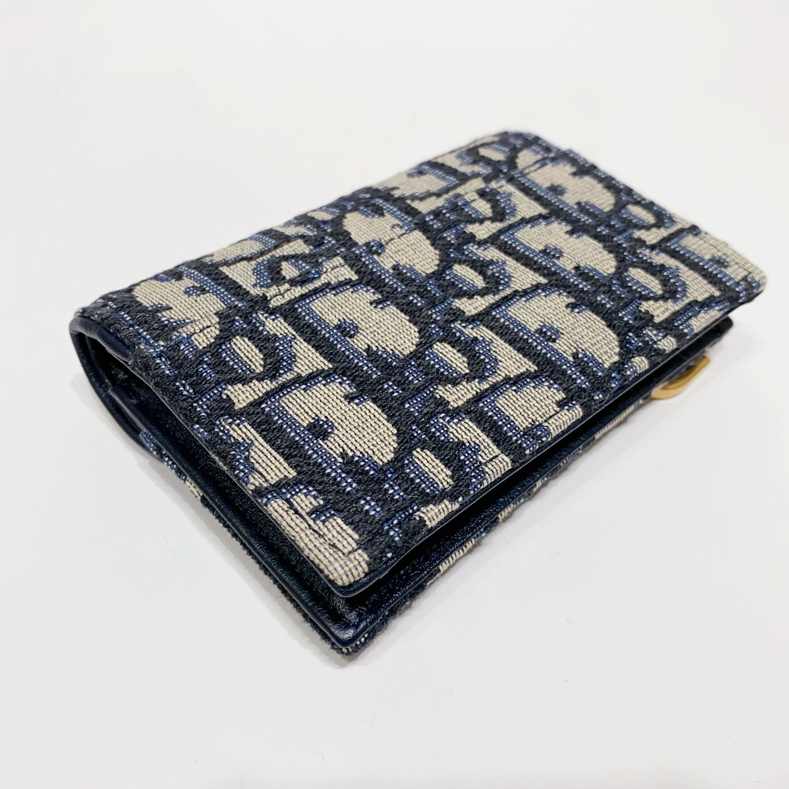 No.4220-Dior Saddle Flap Card Holder