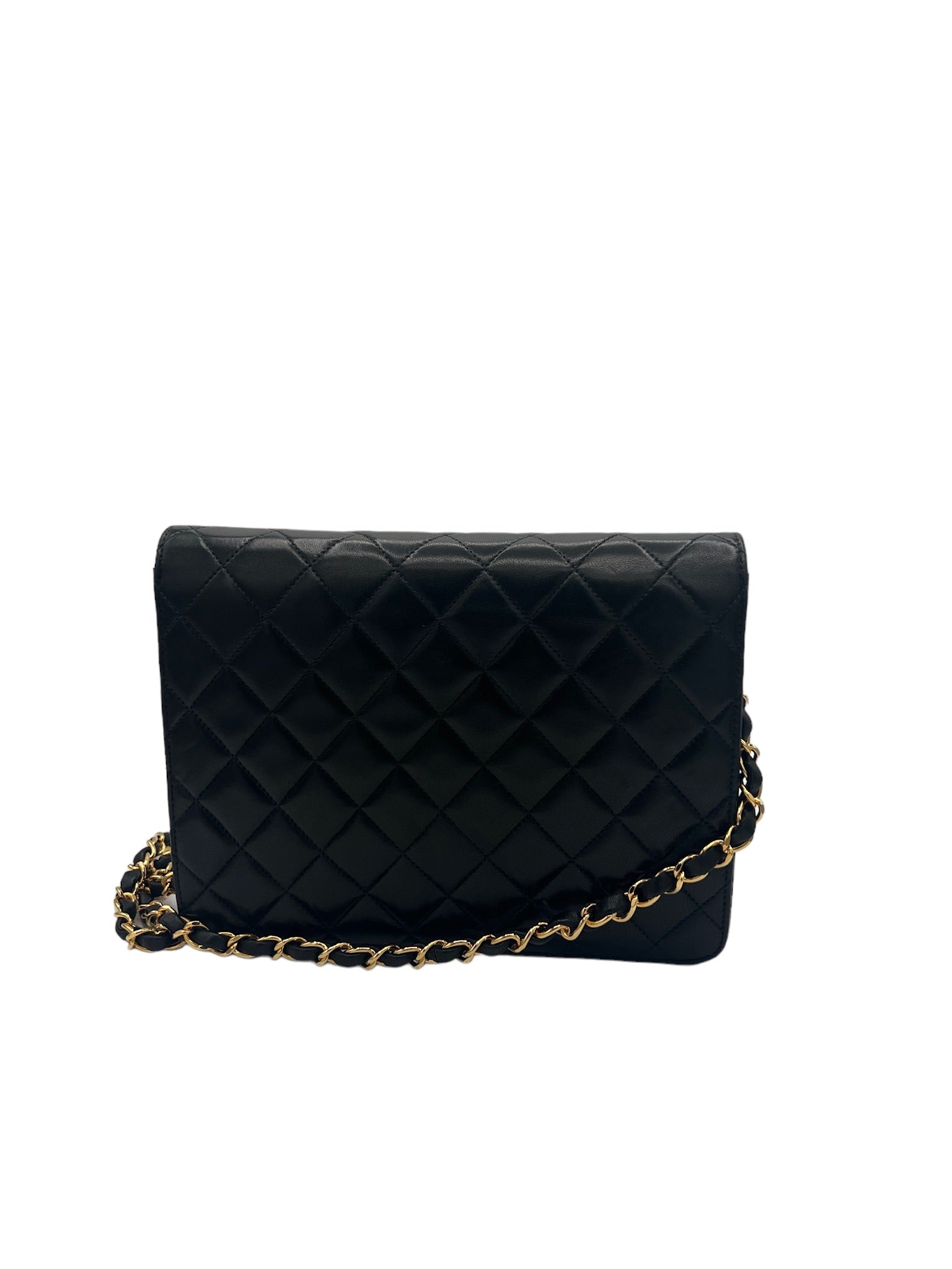 CHANEL - Matelasse Lambskin Single Flap Shoulder Bag