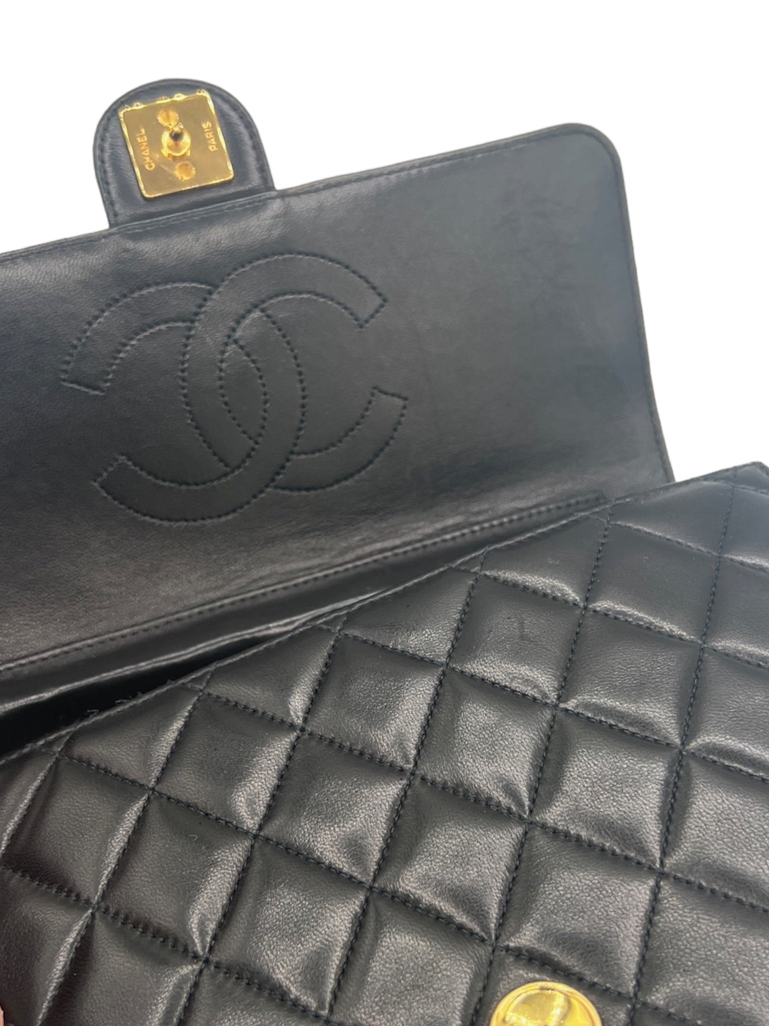 CHANEL - Matelasse Lambskin Single Flap Shoulder Bag