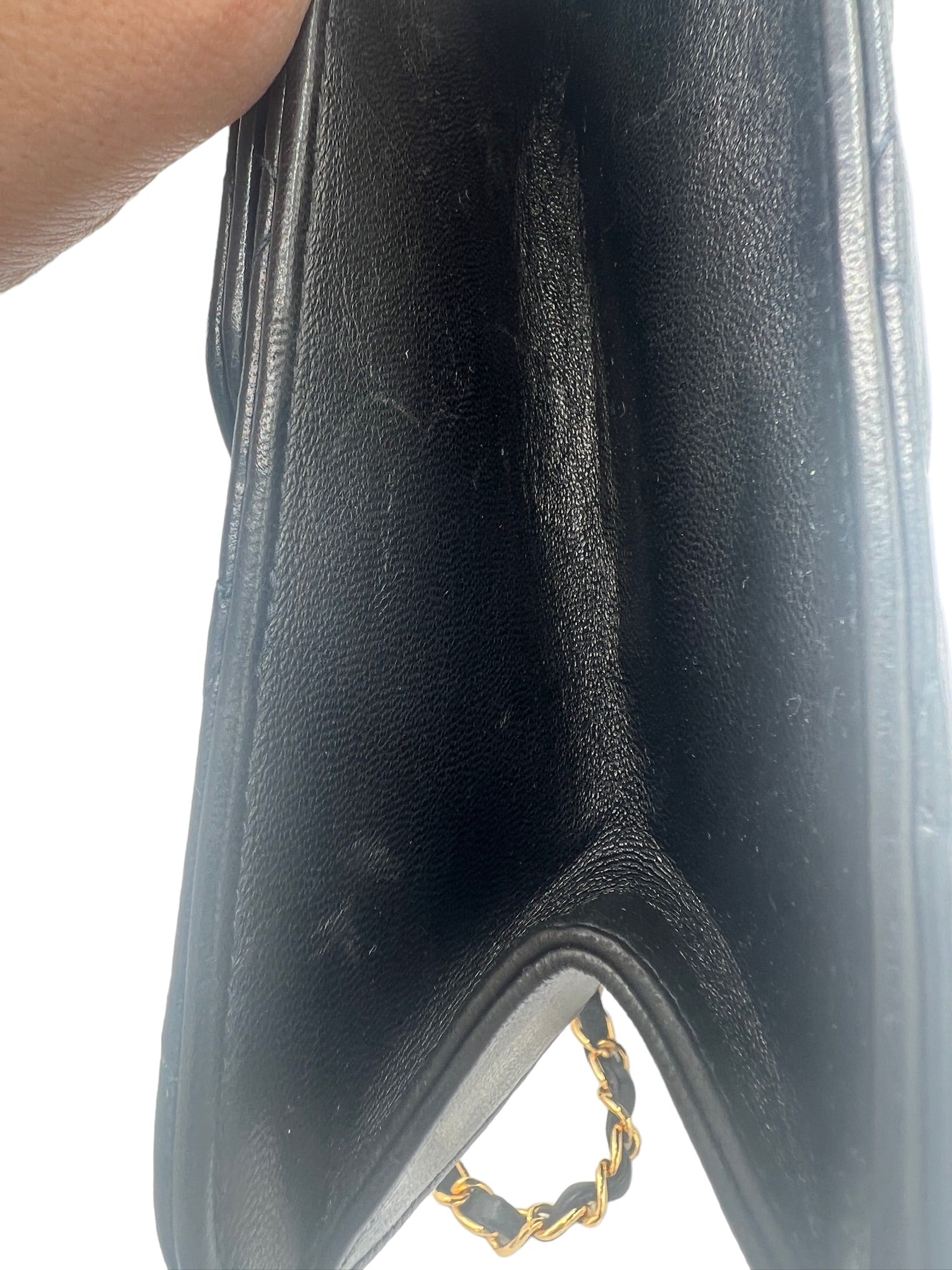 CHANEL - Matelasse Lambskin Single Flap Shoulder Bag