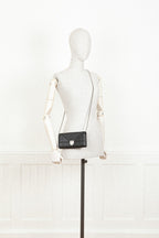 CHRISTIAN DIOR Diorama Wallet On Chain Black