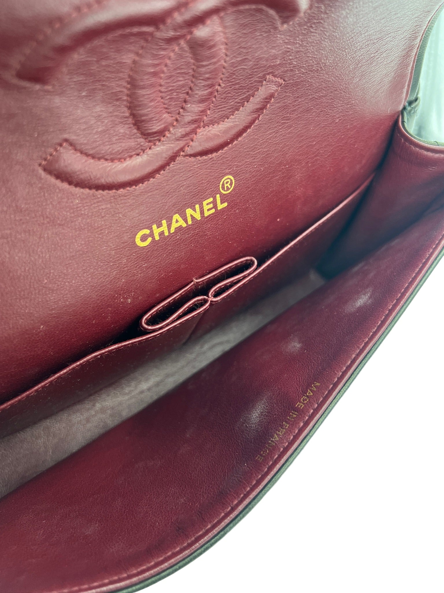 CHANEL - Double Flap Lambskin Matelasse Shoulder Bag