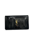 SAINT LAURENT - Monogramme Patent Chain Wallet Bag